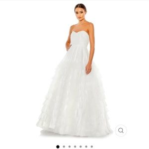 Mac Duggal Bridal gown white dress
